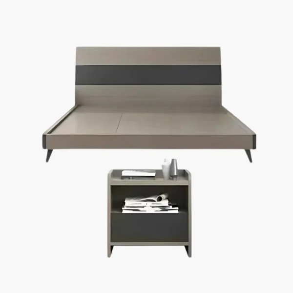 LIT 140*190+1 TABLE DE CHEVET 43X40X50 LIT 140*190+1 TABLE DE CHEVET 43X40X50